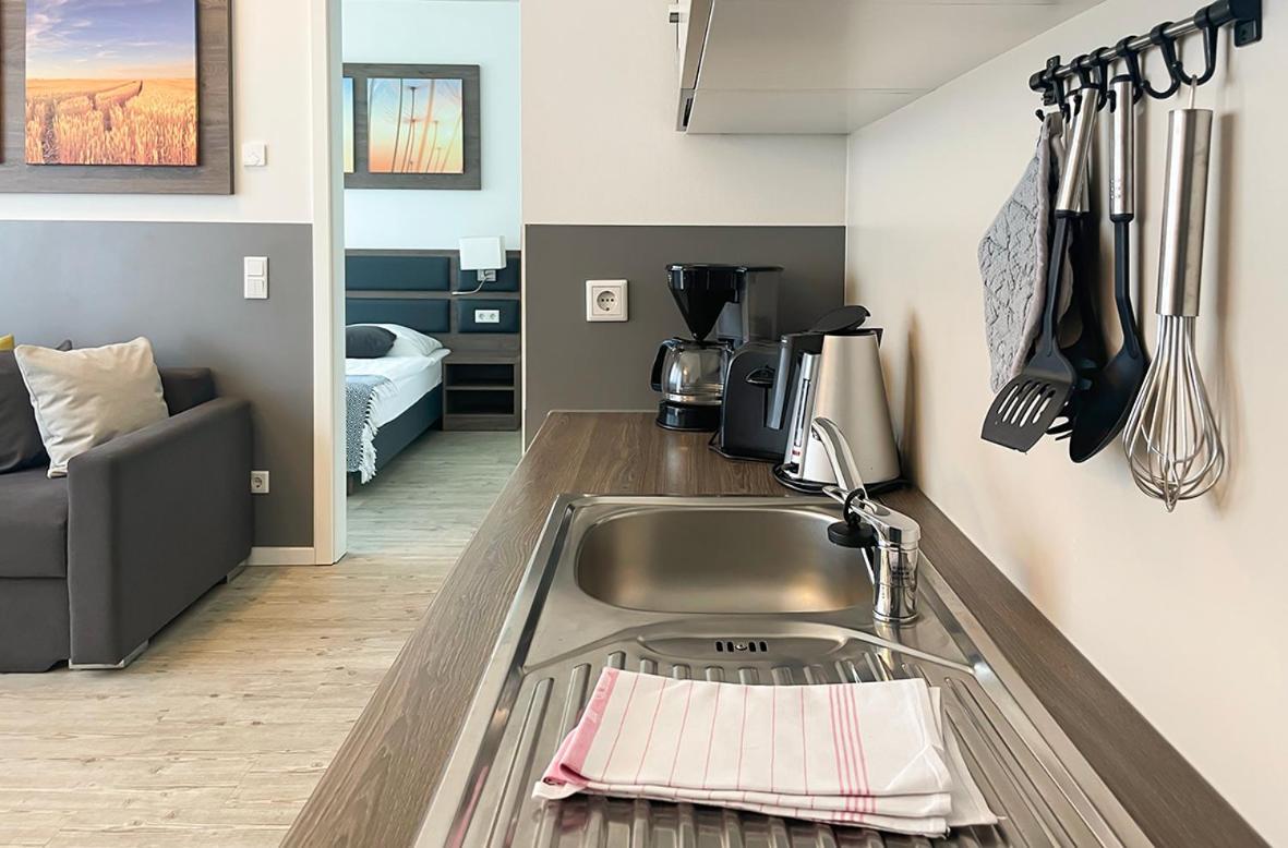 Prima Inn Ferienwohnungen Seetor Residenz Neuruppin Buitenkant foto